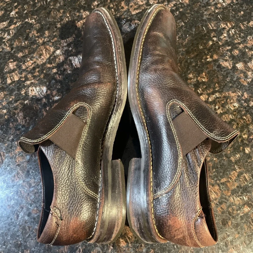Cole‎ Haan C05533 Men's Brown Leather Venetian Slip-On Loafers Shoes 11M